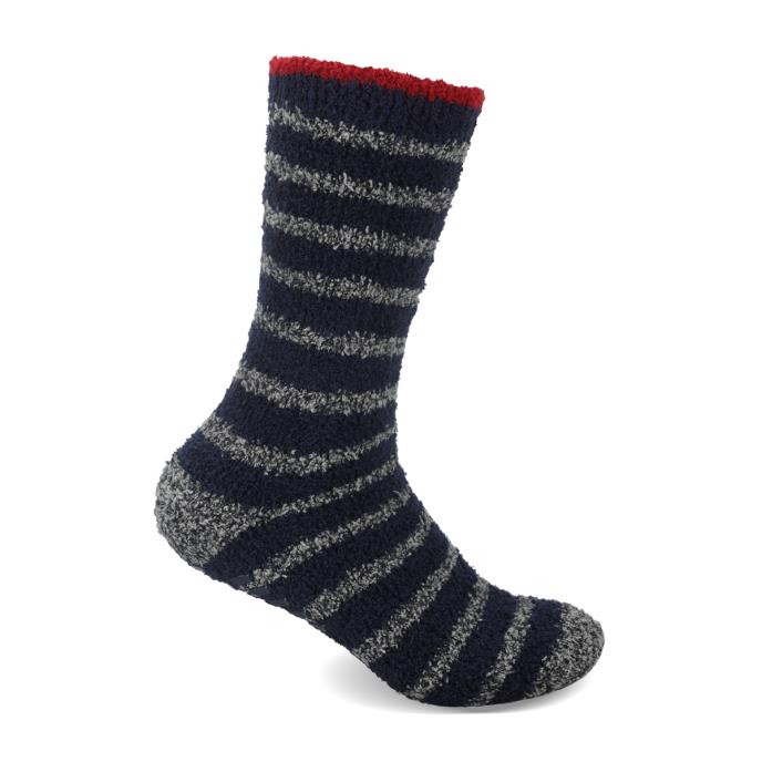 totes® Mens 3 Pack Supersoft Cosy Socks Navy Mix Extra Image 6